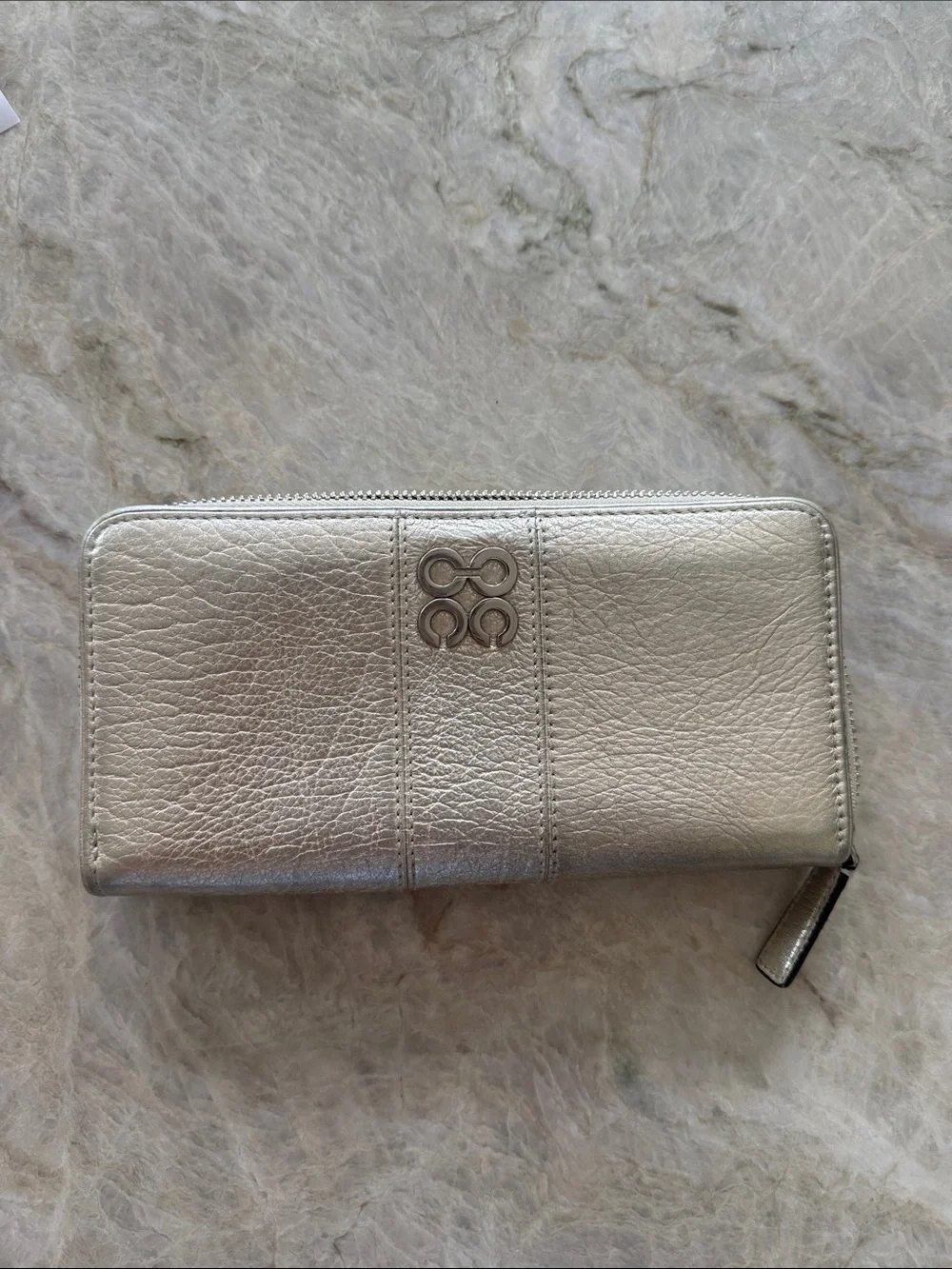 Coach sleek metallic